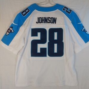 Nike On-field Jersey Tennessee Titans #28 Chris Johnson Size 48 NFL Football